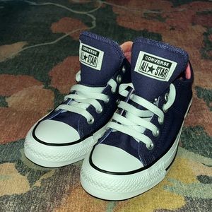 Purple Converse All Star low tops